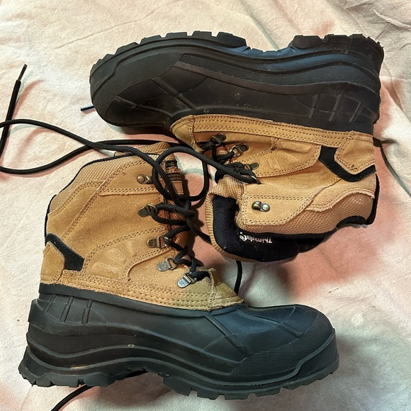 Kamik Men's 10 Fargo Brown and Balck Snow Boots. - Picture 1 of 9